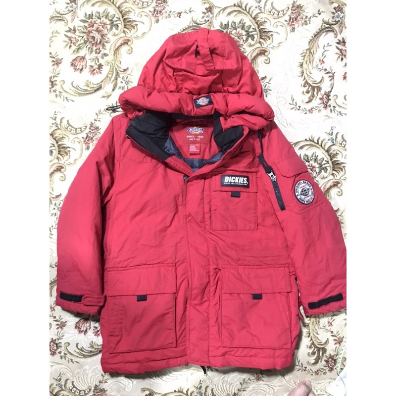 Áo  khoác jacket Dickies màu đỏ đã sử dụng
