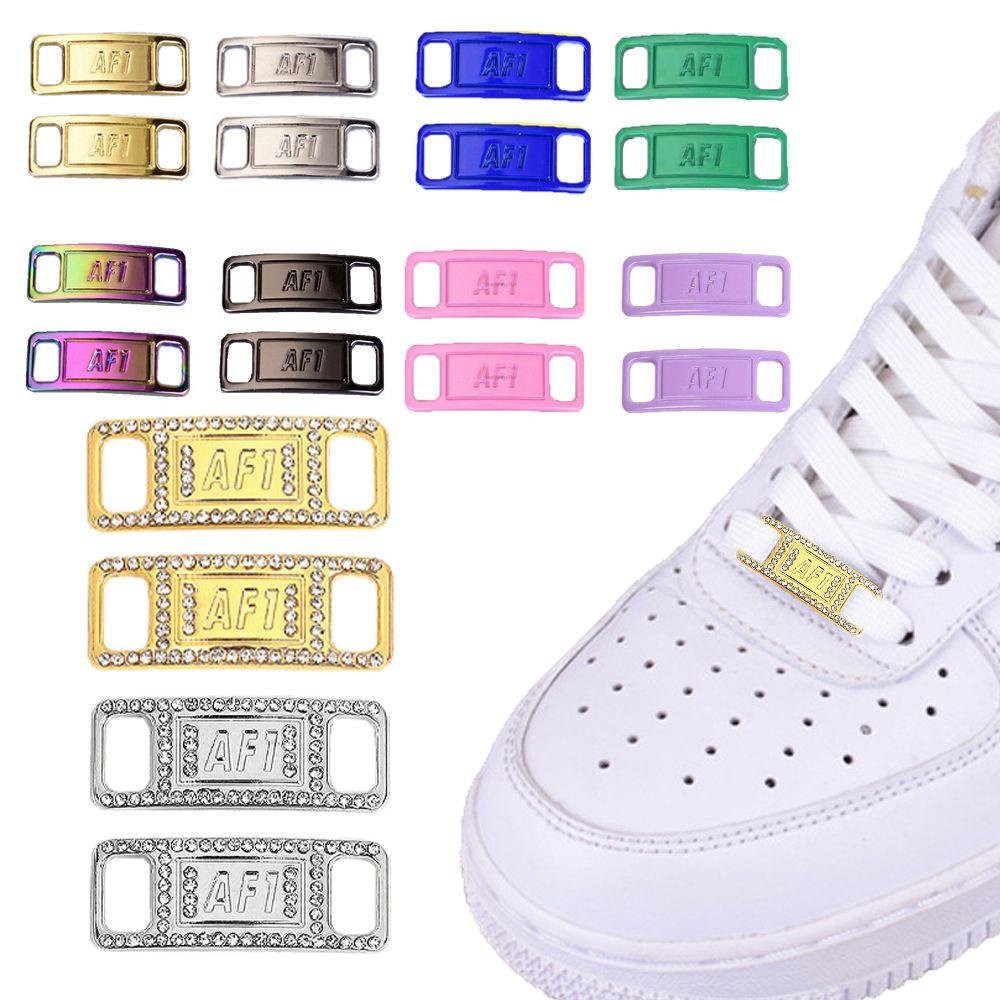 Khóa Dây Giày Đính Đá Chữ Cái AF1 Charms