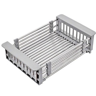 Giá inox đặt chậu rửa bát rút gọn đa năng tiện dụng