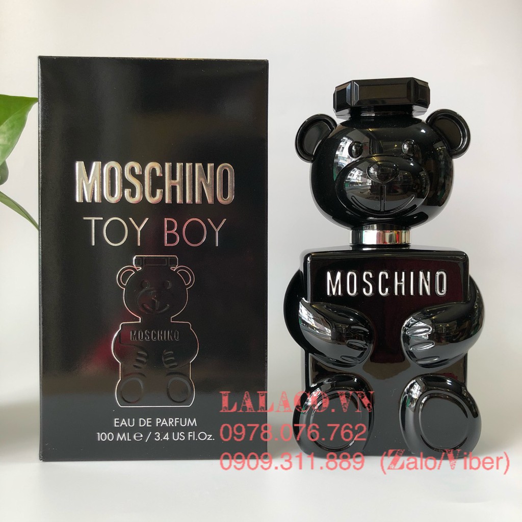 Nước Hoa Nam Moschino Toy Boy EDP 100ml - gấu đen