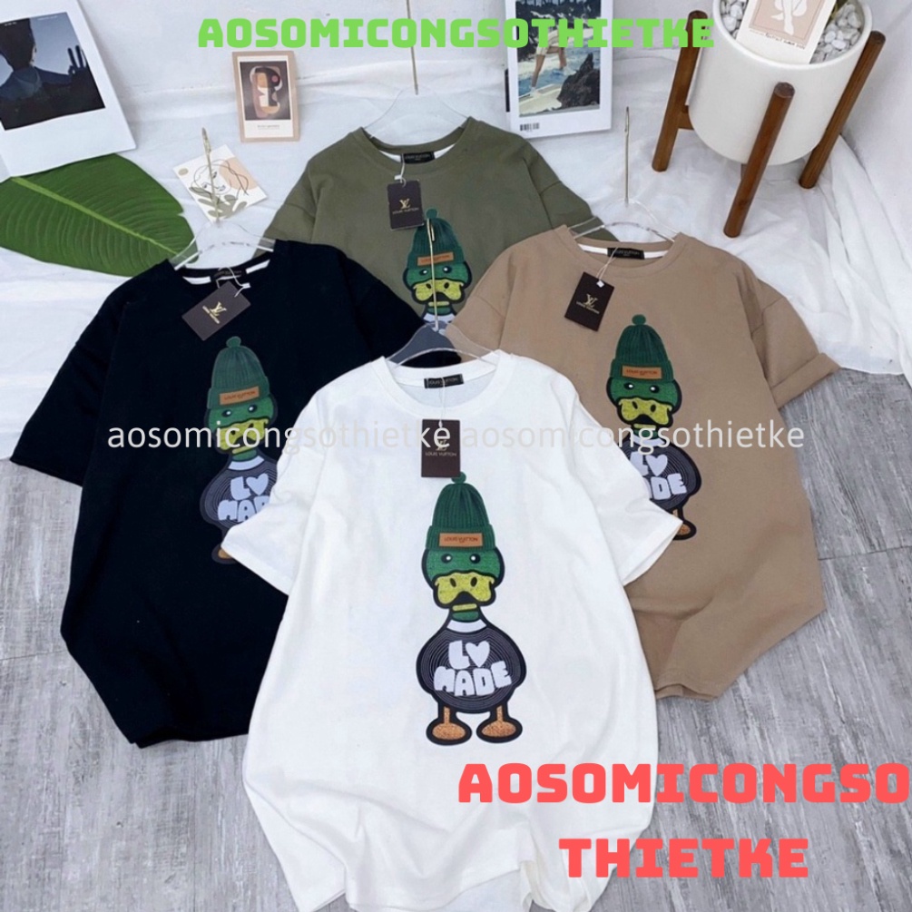 áo phông unisex in hình vịt hàng đẹp kaca HA0008 aosomicongsothietke