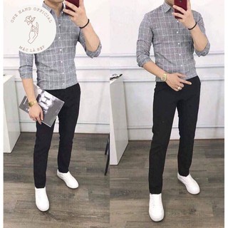 Áo sơ mi đũi nam POCA áo sơ mi nam dài tay, cổ bẻ, dáng ôm phong cách hàn quốc ( SMDCR ) - sp 22