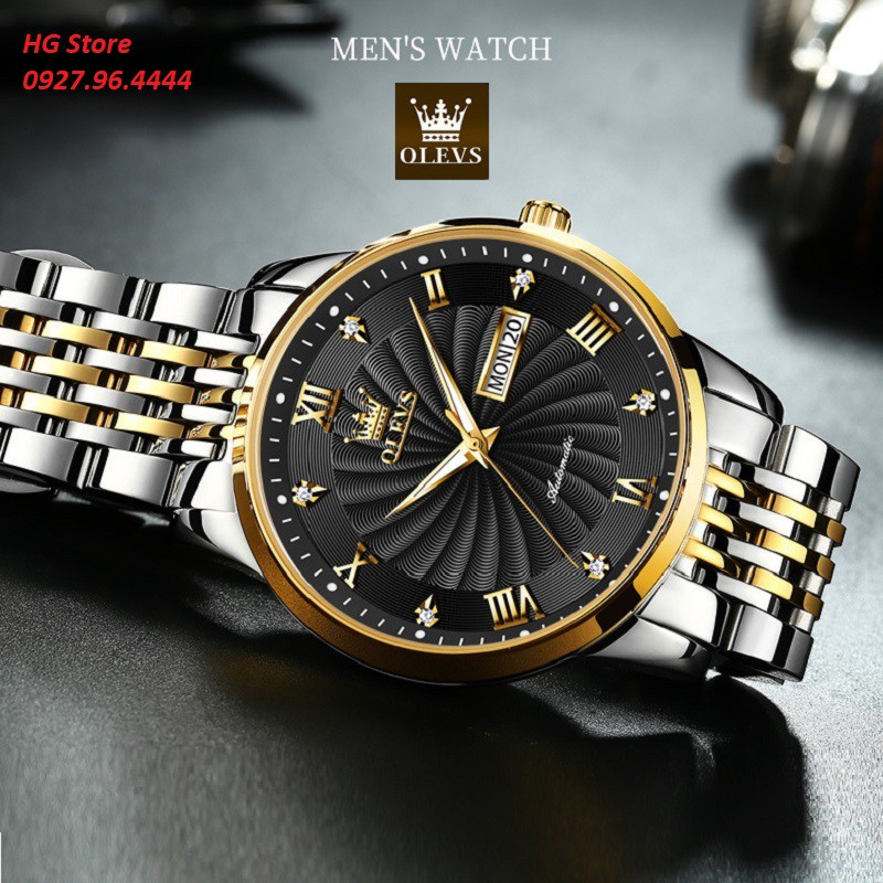 Đồng Hồ Cơ Nam Automatic Máy Nhật Cao Cấp FullBox Có Ngày Tháng Mặt 41.5mm ( Bảo Hành 24 Tháng)