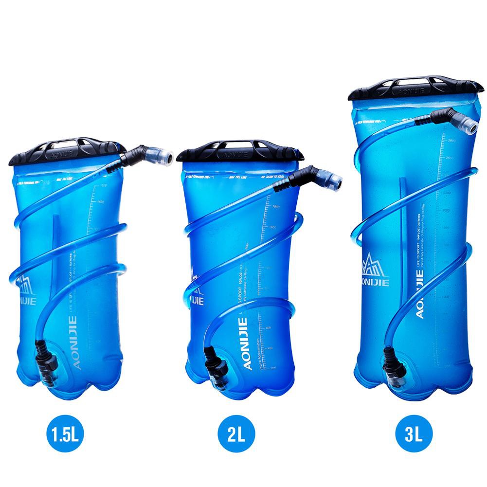 Túi bóng nước 1.5L 2L 3L màu trơn chống mài mòn bền bỉ tiện dụng