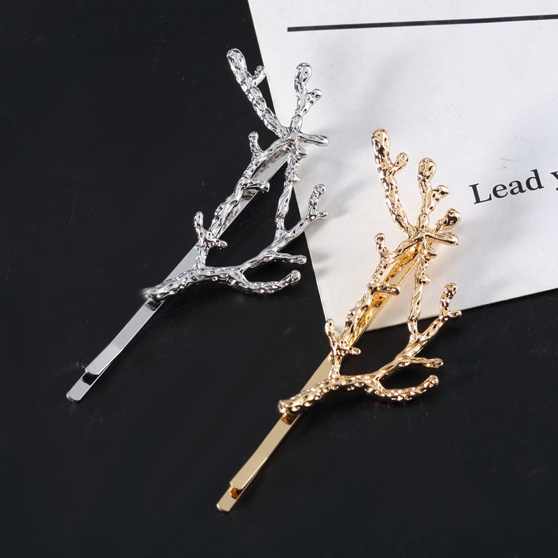 Kẹp Tóc NHÁNH LÁ 2 Màu Nổi Bật MS : KT10 - Hưng Long PC