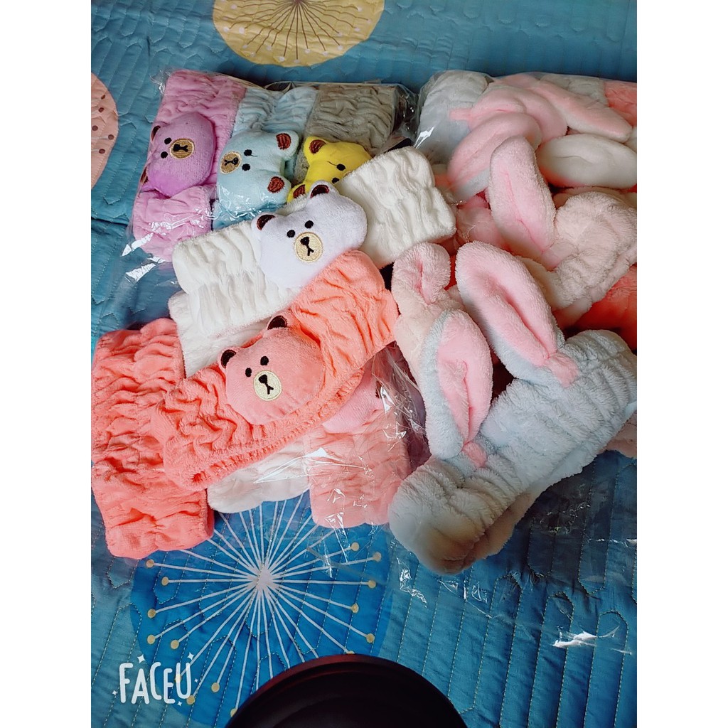 Băng đô tóc❤️siêu rẻ❤️hình gấu,tai thỏ siêu xinh cho mẹ và bé,toàn bộ ảnh thật