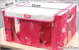 Túi vải khung sắt đựng chăn