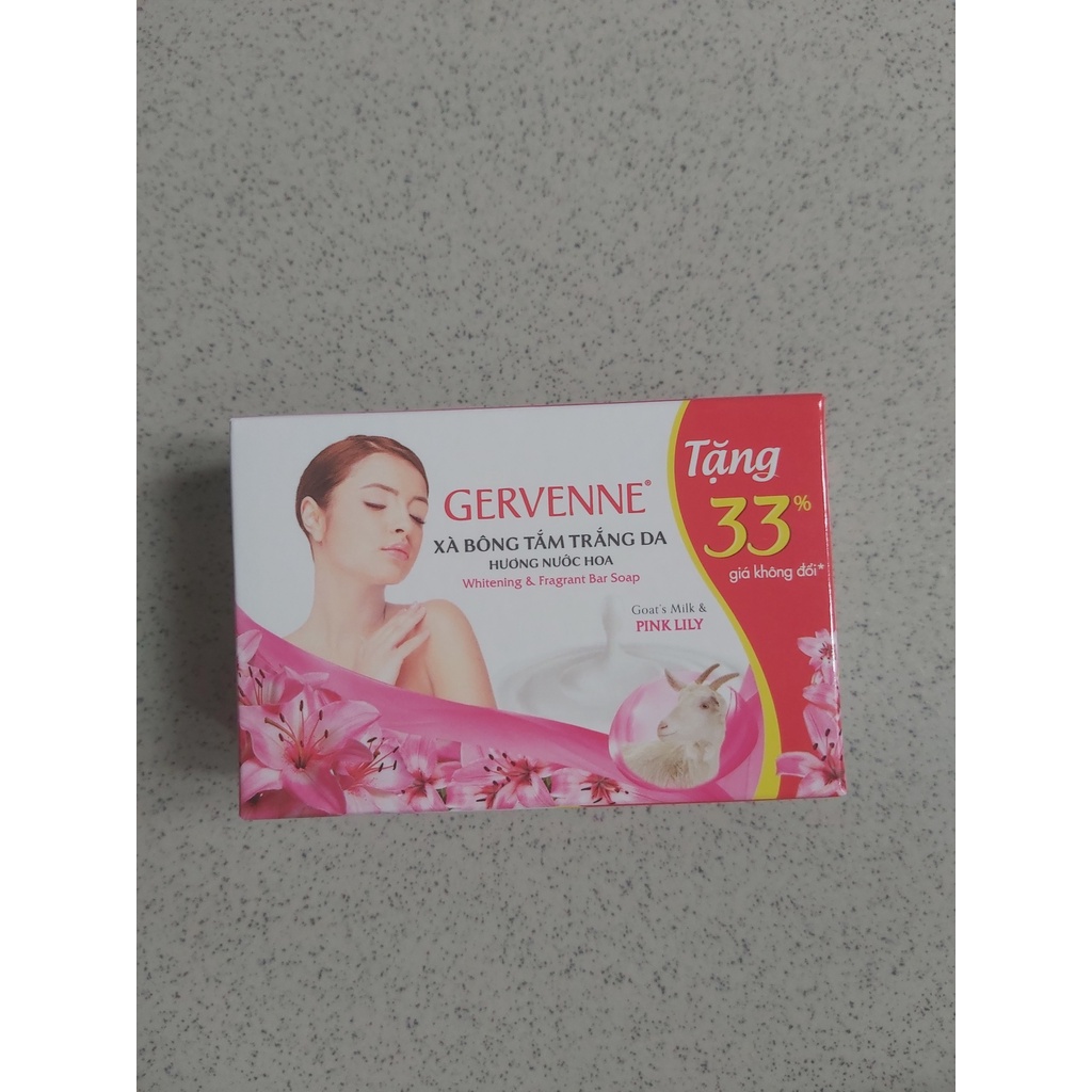 (TĂNG 30% DUNG TÍCH) XÀ BÔNG CỤC GERVENNE 120G