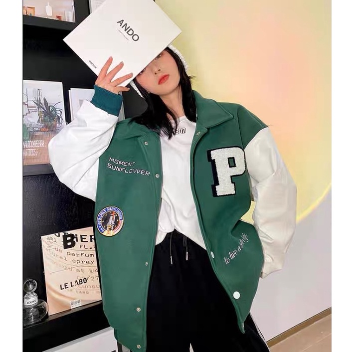 Áo Khoác Varsity Unisex | có ảnh thật nè