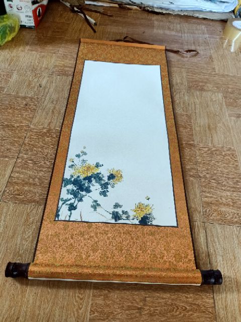Giấy biểu lụa viết thư pháp kt 35*90