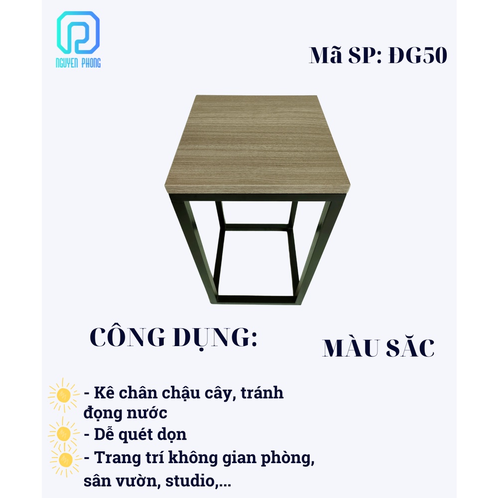 Kệ cây cảnh, set kệ trang trí nhiều kích cỡ decor ban công kê chậu cây cảnh đứng, ôp bề mặt gỗ sang trọng