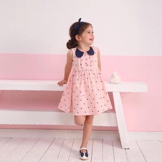 Váy chấm bi cổ tim hồng❤️👗👗