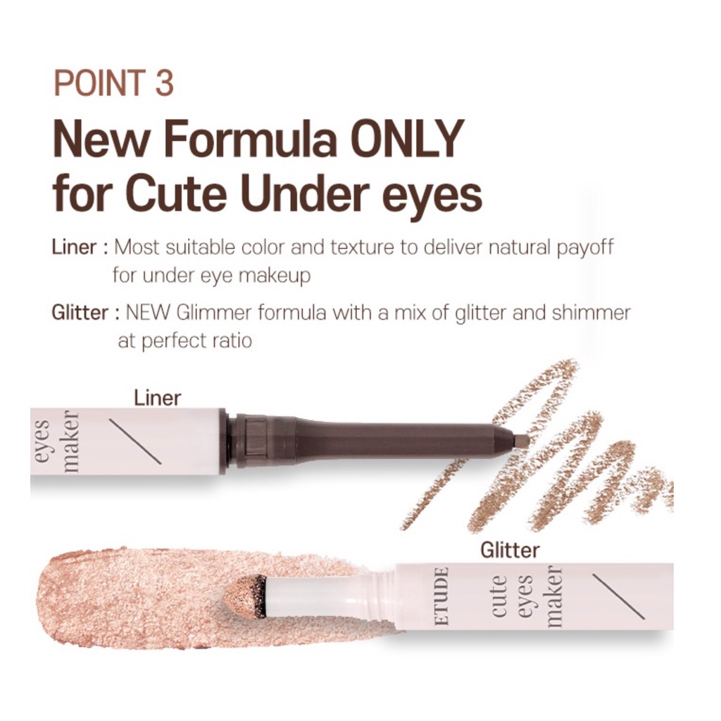 ETUDE HOUSE (Hàng Mới Về) Dụng Cụ Làm Mắt Dễ Thương 0.1g + 0.5g | BigBuy360 - bigbuy360.vn