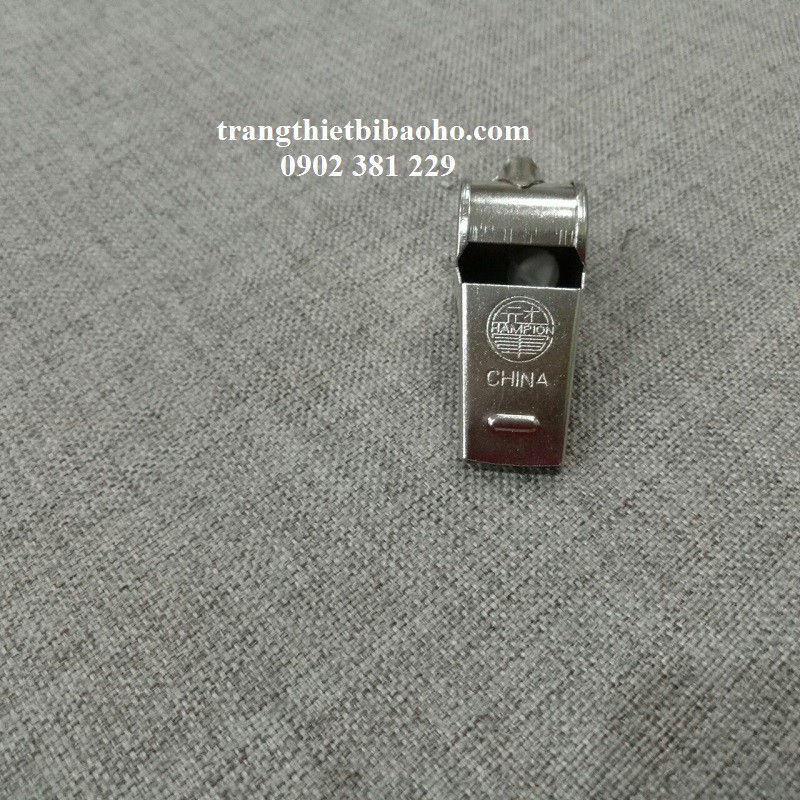 Còi inox  Champion Whistle chất lượng cao (1 cái)