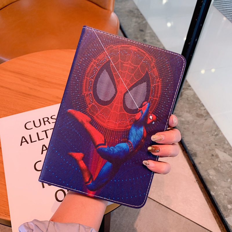 Ốp Máy Tính Bảng Silicon Chống Sốc Hình Spiderman 2021 Inch 2020 Ipad Mini 4 Mini 5 2019 pro9.7 11 air4/3/2 2018 2018
