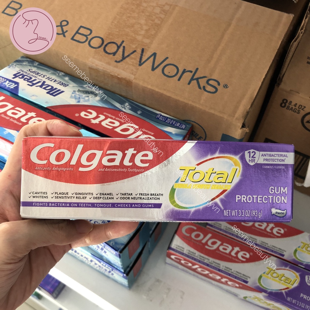 Kem Đánh Răng COLGATE Maxfresh With Whitening Clean Mint/ Cool Mint/ Total Gum Protection/ Optic White [Seeme Beauty]