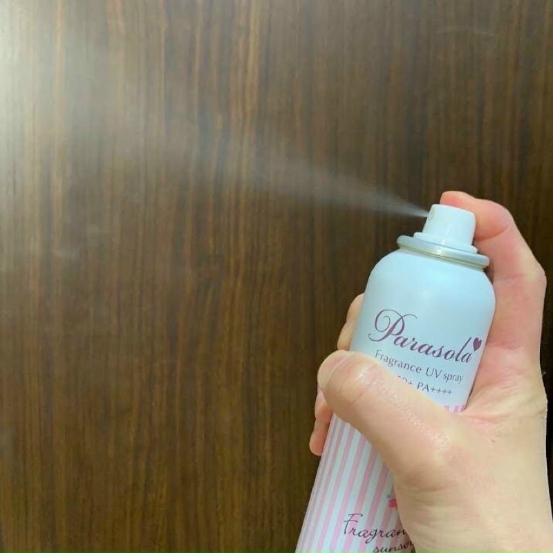 Xịt chống nắng cho mọi loại da Naris Parasola Essence in UV Cut Spray SPF50+ PA+++