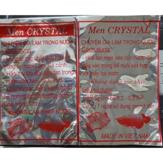 Combo10 gói Men pha lê(men vi sinh)CRYSTAL ---- Chuyên gia làm trong nước-Metep