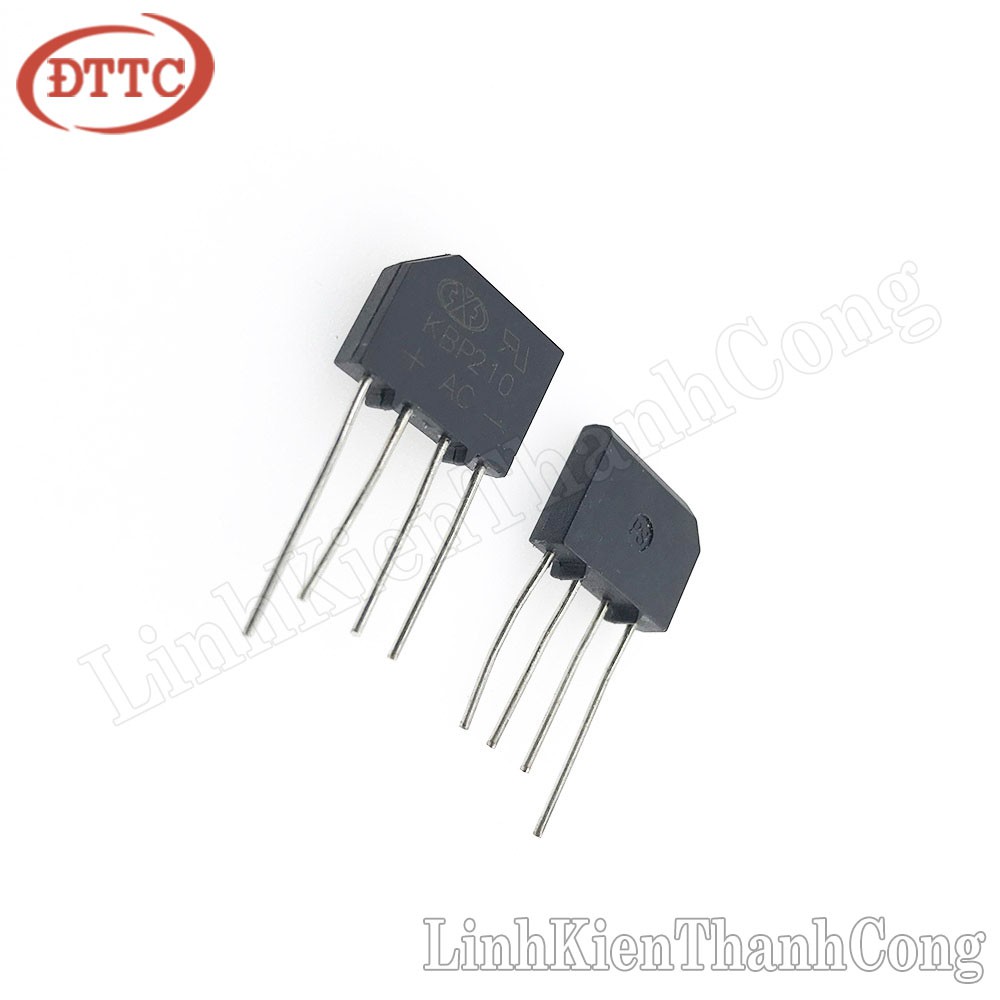 Diode Cầu KBP210 2A 1000V DIP-4