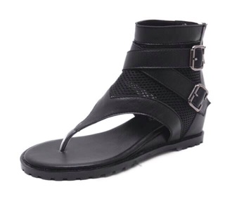 Giày boots xỏ ngón 2 khóa  -500k
