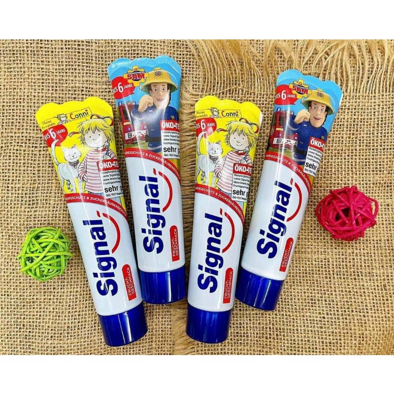 Kem đánh răng Signal cho trẻ em từ 0-6 tuổi
