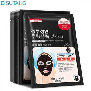 Mặt Nạ Bisutang Purifying Black - Thải Độc, Sạch Da, Thanh Lọc, Giảm Mụn Đầu Đen