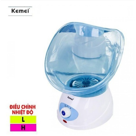 Máy Xông Hơi Mặt 2 Mức Điều Chỉnh Độ Nóng KEMEI KM-6080 Xanh