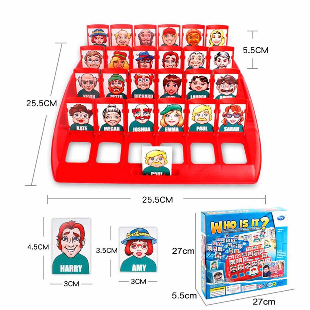Bộ Đồ Chơi Board Game Who Is It Dành Cho Trẻ Em