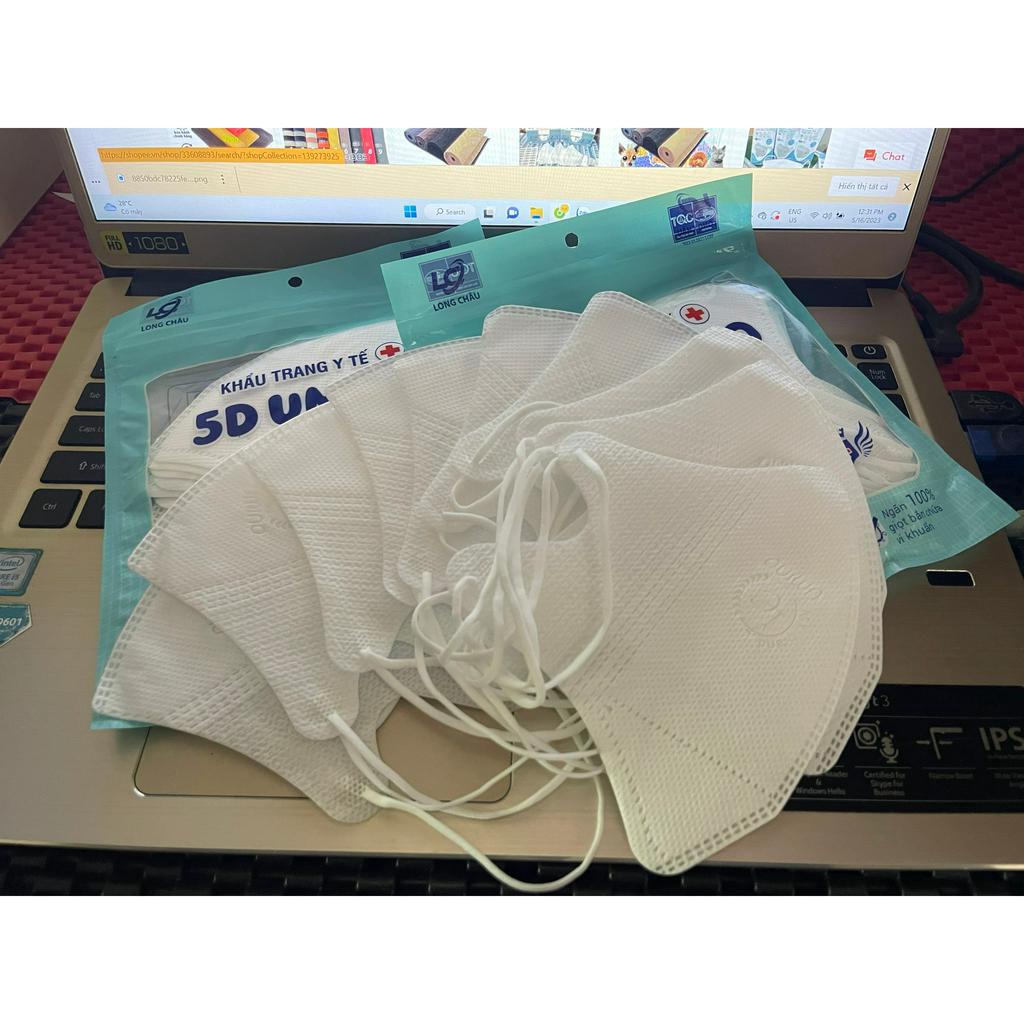 Thùng 100 khẩu trang kháng khuẩn 5D người lớn và trẻ con Umino cao cấp chính hãng