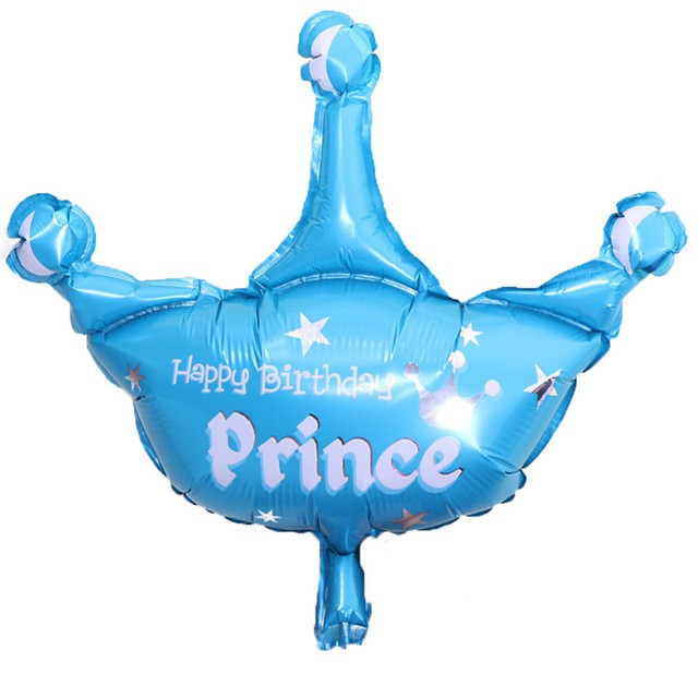 Bong bóng kiếng sâm panh vương miện 45cm - Champange Foil Balloon