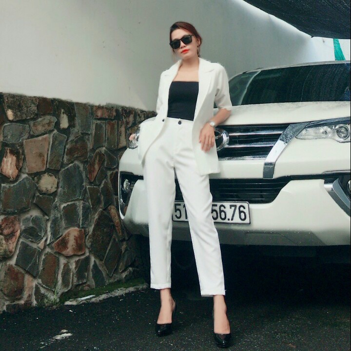 Set vest nữ quần dài đẹp trẻ trung năng động công sở đi làm đi chơi đều được size M L từ 46-62kg KN Boutique