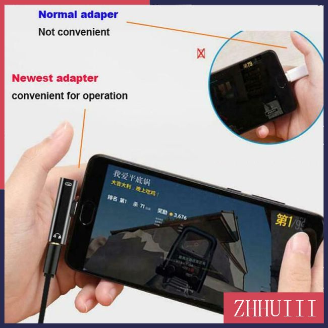 Bộ chuyển đổi âm thanh micrô bên ngoài JT type C USB C sang 3.5mm Aux