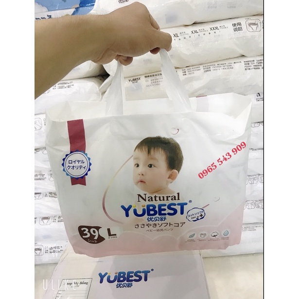 🍒tã/bỉm YUBEST NATURAL hộp Cao Cấp🍒, tã Dán/Quần  đủ size S-M-L-XL-XXL-3XL