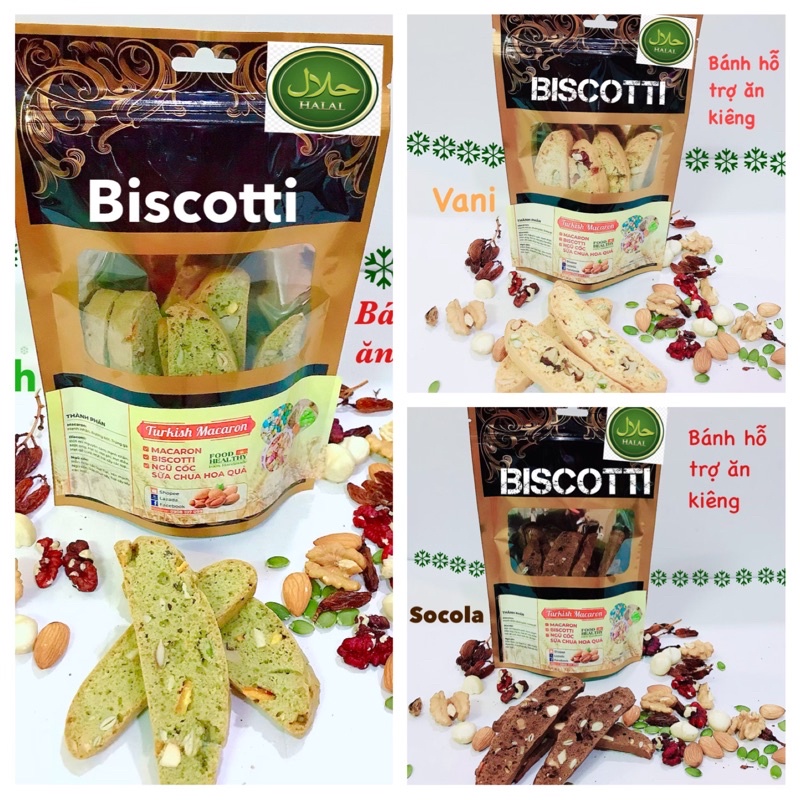 Bánh BISCOTTI healthy 200gr siêu hạt