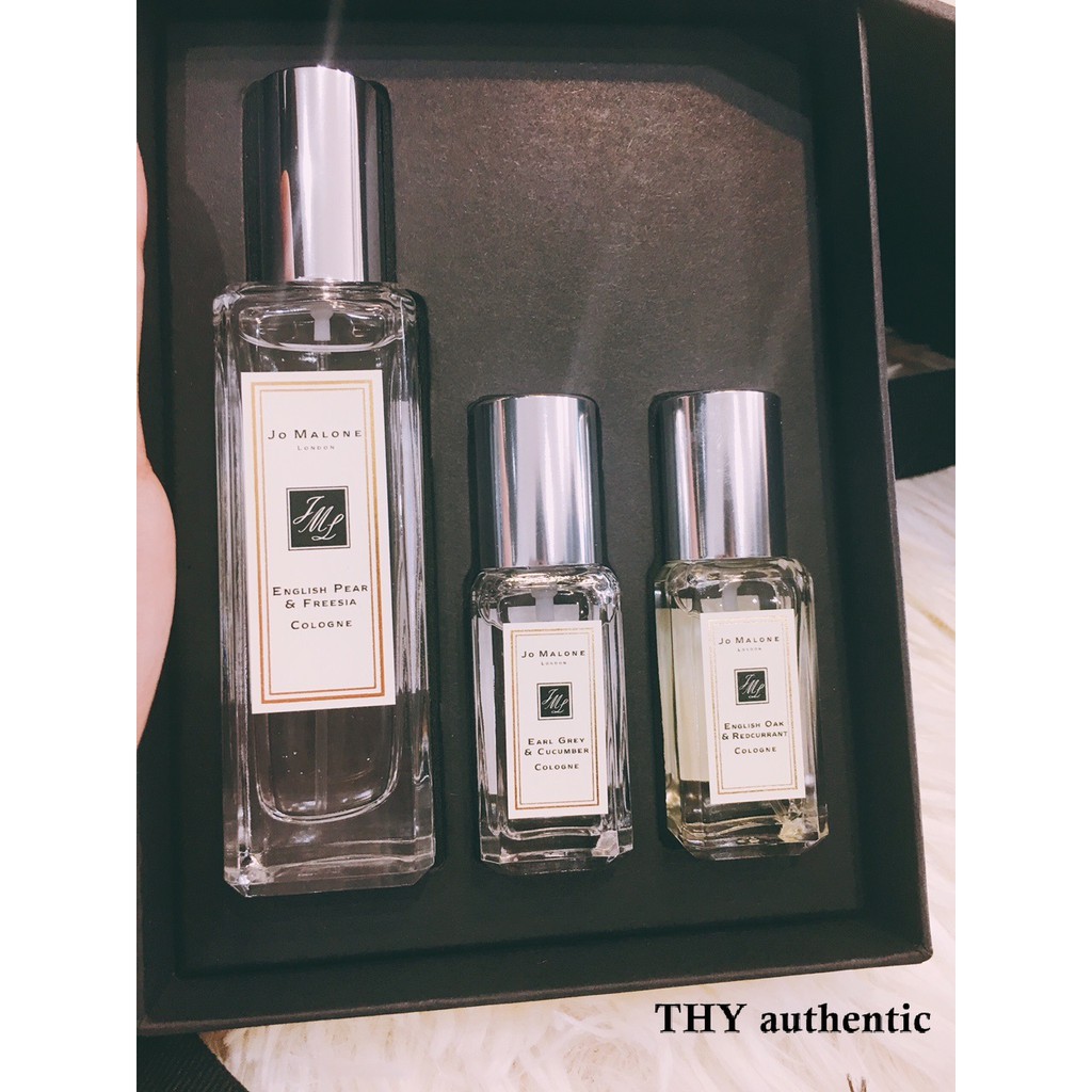 SALE SỐC JO MALONE Set nước hoa 3 mùi: 30ml x 9ml x 9ml