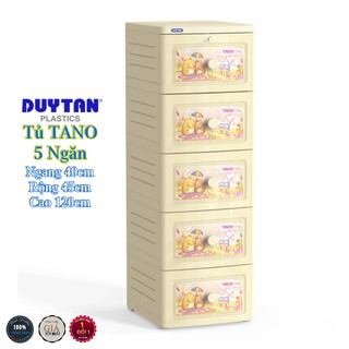 Tủ Nhựa Duy Tân TANO 5 Ngăn - Màu Kem