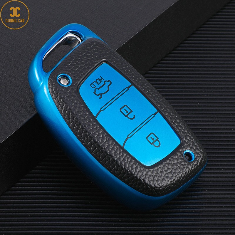 Bộ ốp khóa xe hơi Da Tpu cho xe Hyundai i10, hyundai elantra, hyundai tucson, sonata,...