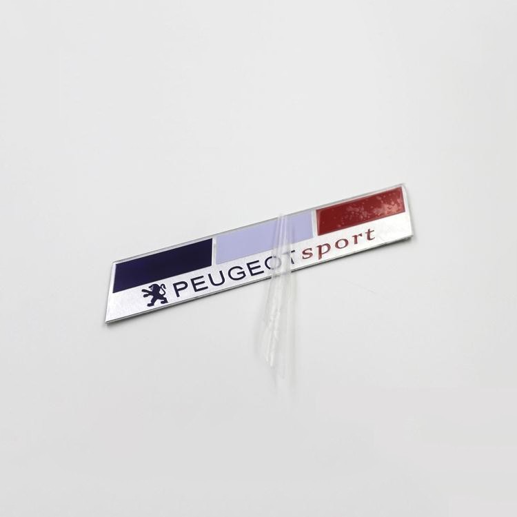1 Huy Hiệu 3D Bằng Nhôm Trang Trí Thân Xe Hơi Peugeot 206 307 308 207 407 3008 208 508 2008 5008
