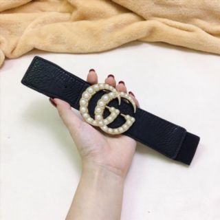Nịt đầm hình chữ GG đính cườm