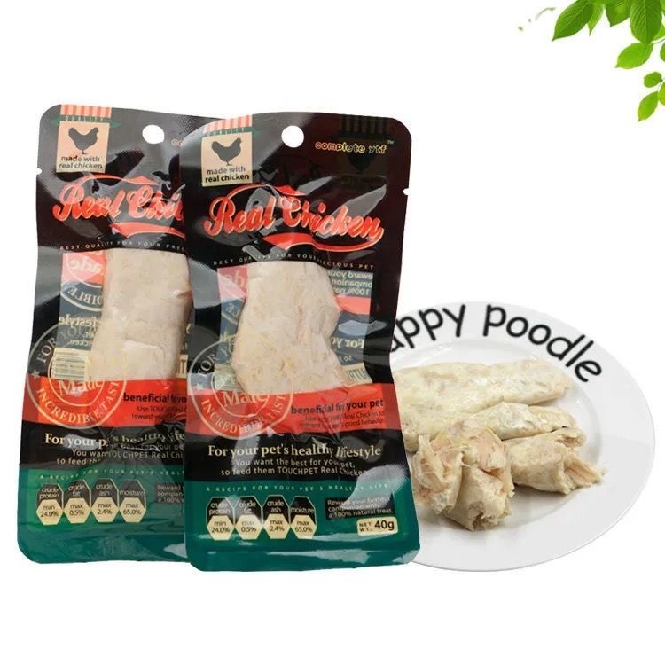 [Mã 55FMCGSALE1 giảm 10% tối đa 40K đơn 250K] Ức gà hấp ăn liền Real Chicken cao cấp cho Chó Mèo