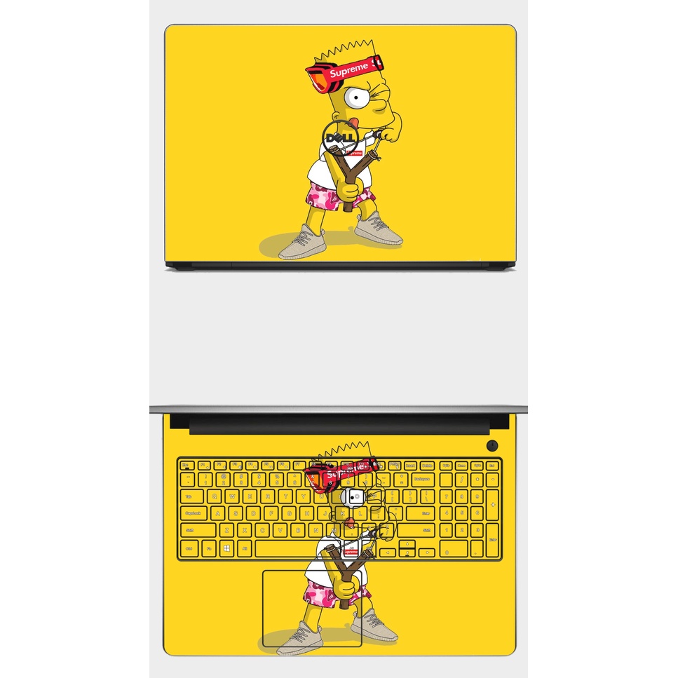 [THE SIMPSONS] Skin dán Laptop bảo vệ máy tính in hình Simpsons. Đủ các máy: Asus, Acer, Dell,HP,.. In hình theo yêu cầu