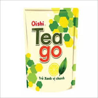 Bịch nước uống trà xanh vị chanh Oishi 200ml