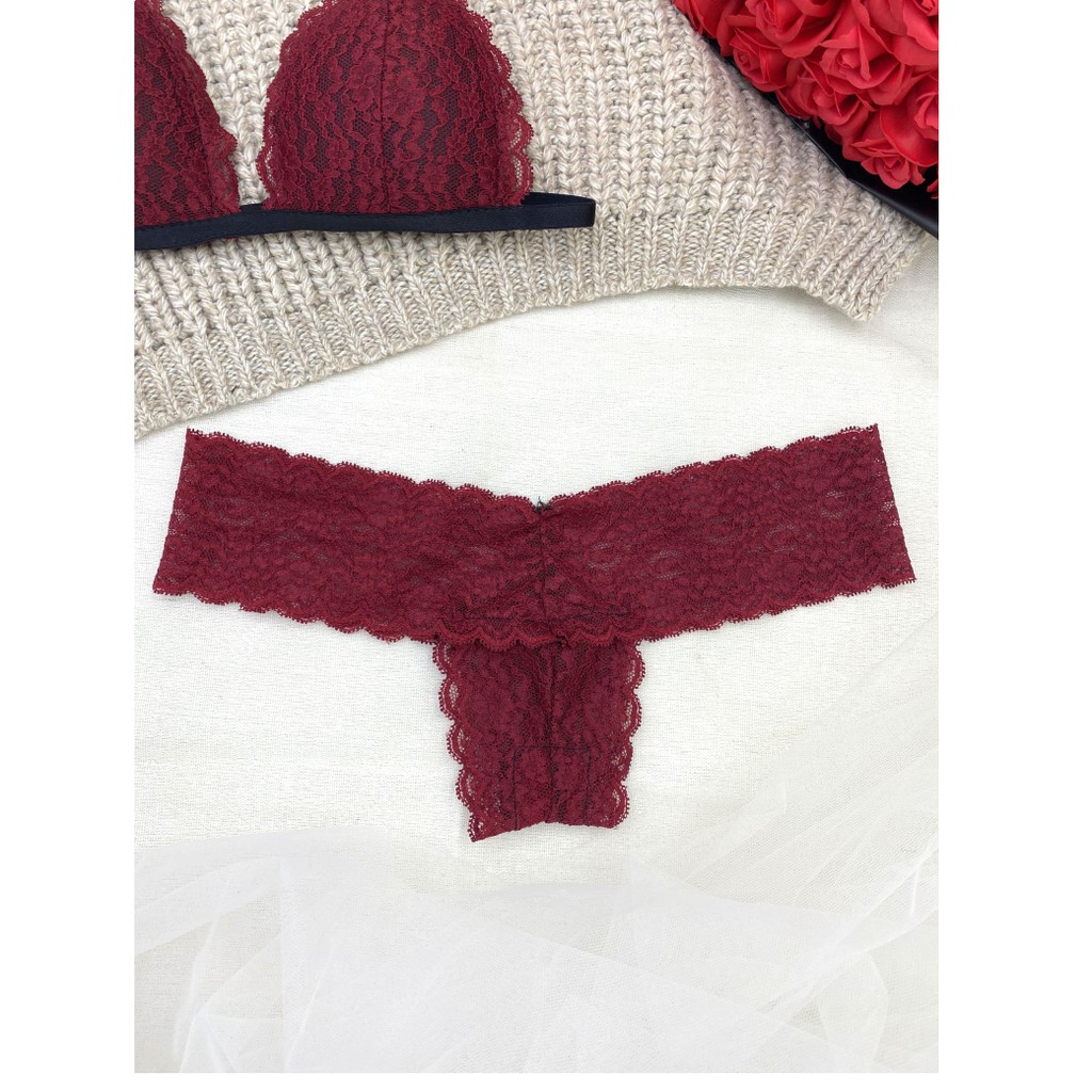 [CHE TÊN] Bộ đồ lót nữ đỏ đô có mút hàng thiết kế cao cấp, mang cực thoáng vài thoải mái BRAHY 021 | BigBuy360 - bigbuy360.vn