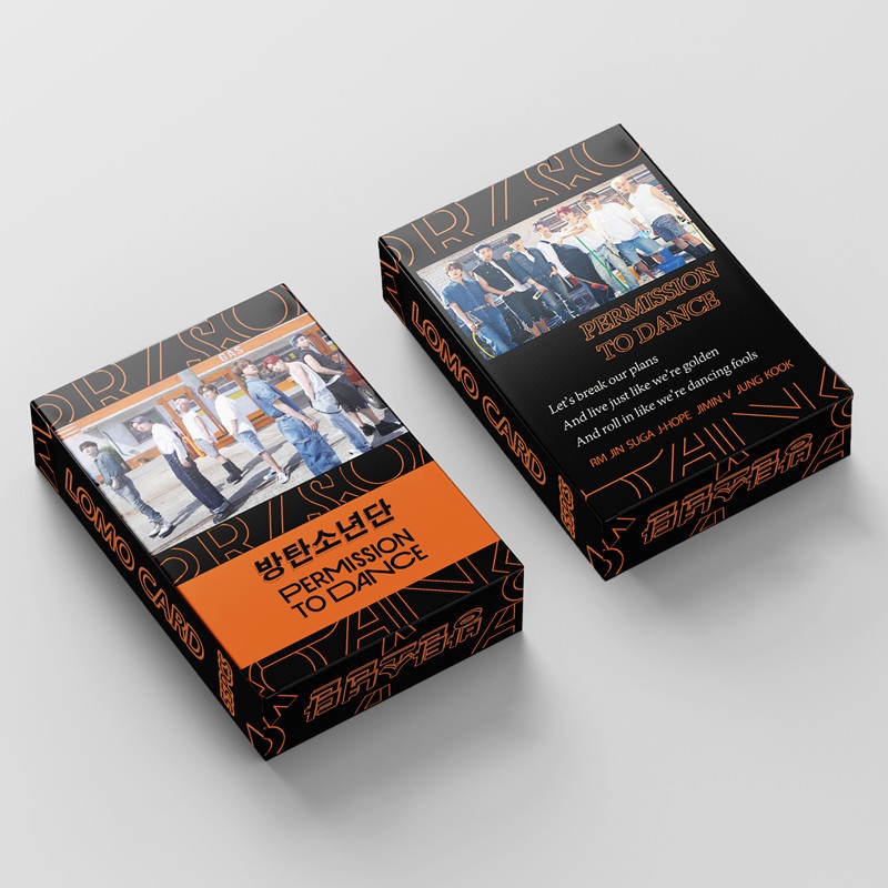 Set 55 Tấm Thẻ Ảnh In Hình Nhóm Nhạc BTS