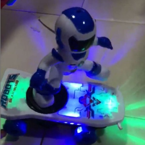 [Xả kho thu hồi vốn]ĐỒ CHƠI ROBOT LƯỚT VÁN ÂM THANH ĐÈN