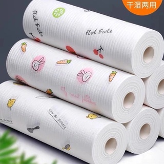 COMBO 4 CUỘN KHĂN VẢI LAU BẾP ĐA NĂNG THẤM NƯỚC TÁI SỬ DỤNG NHIỀU LẦN (50 TỜ/1 CUỘN- 20X20CM)