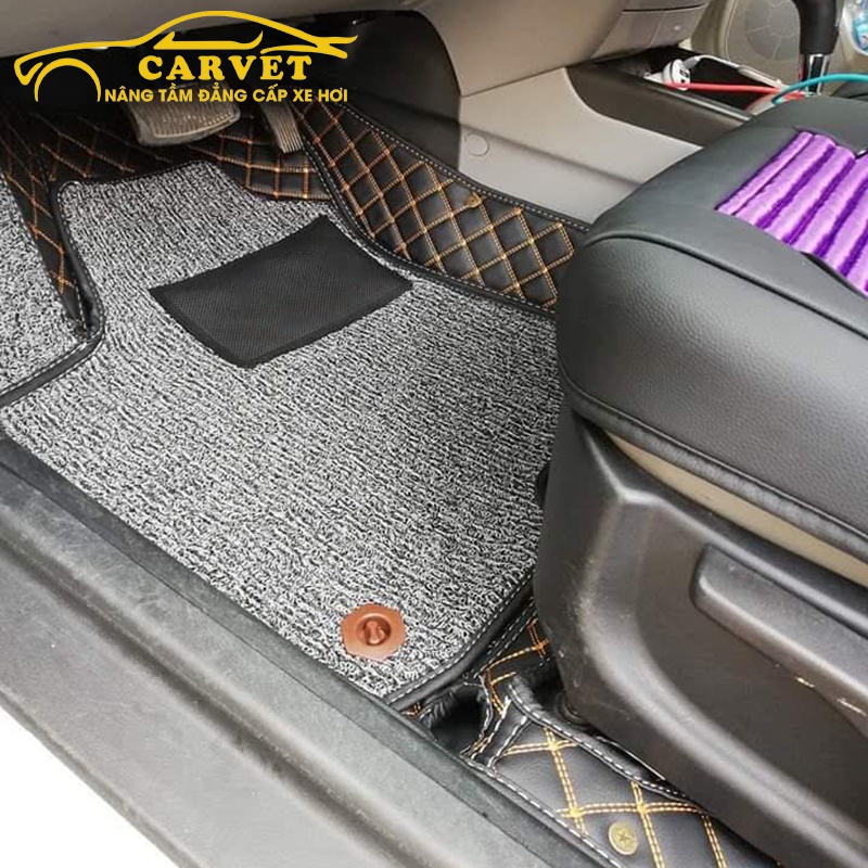 Thảm lót sàn ô tô 5d 6d ô tô Kia K5 22-23, thảm trải sàn xe hơi da PU không mùi, chống ồn 40%