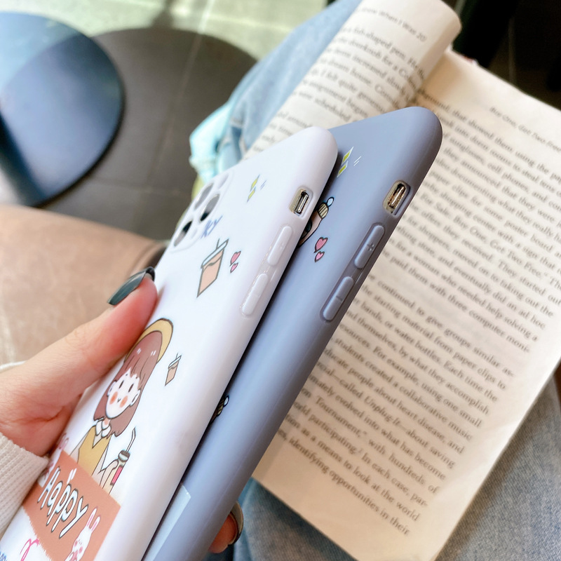 Dễ Thương Ốp Điện Thoại In Hình Cặp Đôi Đáng Yêu Cho Iphone Xs / 11promax 8plus / 7p Xr / Se | BigBuy360 - bigbuy360.vn