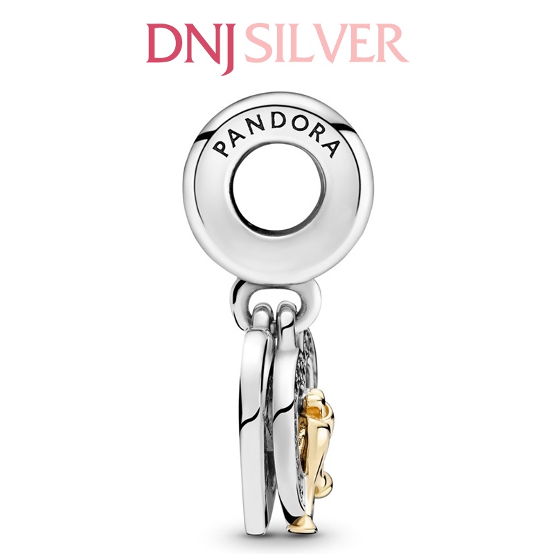 [Hàng cao cấp] Charm bạc 925 cao cấp, hàng chuẩn bạc - Charm Two-tone Happy Anniversary thích hợp để mix vòng tay charm