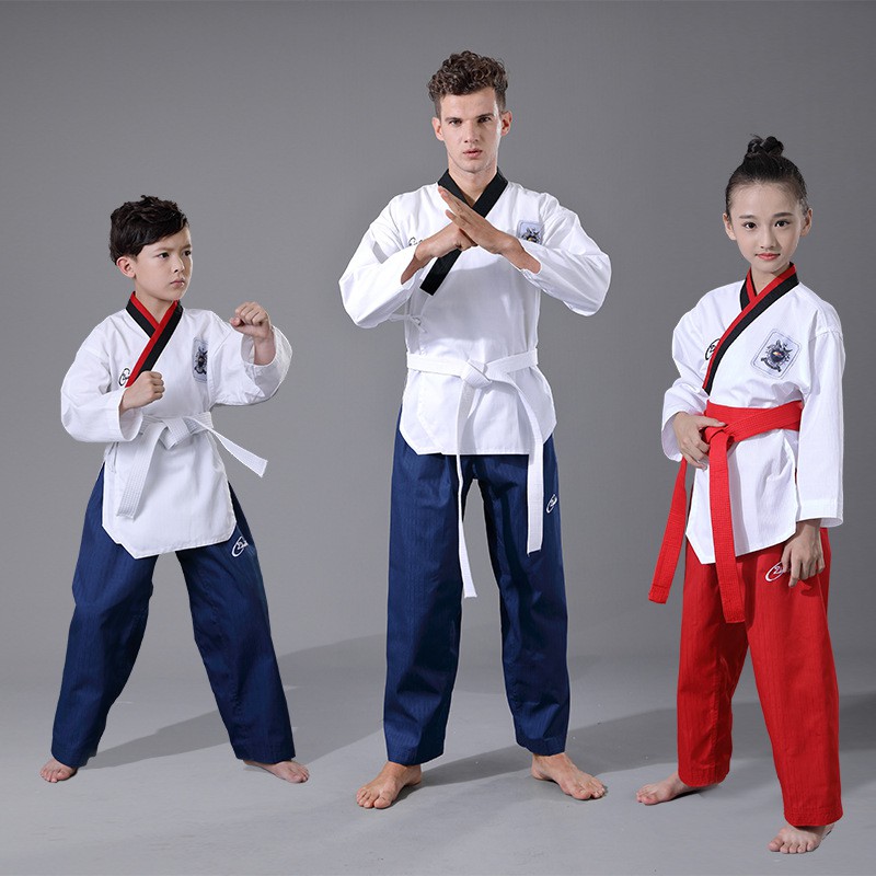 Bộ Đồng Phục Tập Võ Taekwondo Cho Người Lớn Và Trẻ Em